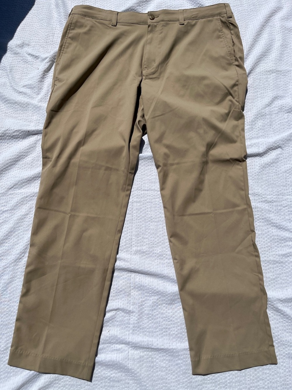 Ben Hogan Men's Golf Pants Polyester 38X32 Tan